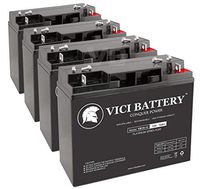 VICI Battery VB18-12 - 12V 18AH Replacement for APC Smart-UPS RM SU3000RMNET UPS Battery Set - 4 Pack