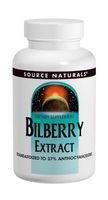Source Naturals Bilberry Extract 100 mg Standardized Botanical Antioxidant - 120 Tablets