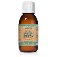 Wiley’s Finest CatchfreeTM Omega, Full Spectrum Omega-3 Liquid, 2300mg of Fish-Free Omega-3 Vegan Dietary Supplement with 500mg of DHA, Tropical Mango Flavor, NSF Non-GMO Certified, 25 Servings