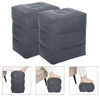 WEY&FLY Inflatable Foot Rest Pillow/Height-Adjustable Pillow/Portable Pillow for Aircraft, Train, Car, Long-Distance Travel, Travel Foot Pillow for Children's Rest - Ideal Travel Accessories
