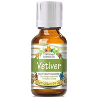 Pure Gold Vetiver Essential Oil, 100% Natural & Undiluted, 30ml