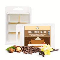 Aira Soy Wax Melt - Organic, Vegan, Kosher, Scented Soy Wax Cubes w/Essential Oil Blends - No Chemical 100% Soy Wax Melts for Electric/Tealight Melters - Hand-Poured Soy Tarts- Hazelnut Latte -2 Pack