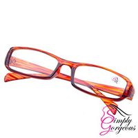 Brown Stylish Comfortable Reading Glasses - Strength 2.5