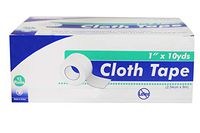 Cloth Tapes. Case of 144 Medical Tapes 1" x 10 yds. Non-sterile Adhesive Tapes for General Wound Care. Bilateral Tearing. Hypoallergenic, Latex-Free.