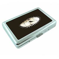 Mexican Masked Wrestler SCC R1 Hip Silver Cigarette Case Id Holder Metal Wallet 4" X 2.75" RFID Protection