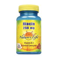 Niacin 250mg - Vegetarian Nature's Life 100 Tabs