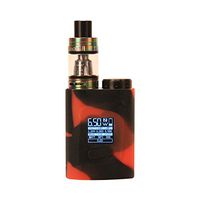 1 PCS Protective Silicone Case Cover for Smok Alien Kit 85w Cover Sleeve Wrap Shield,Black&Red