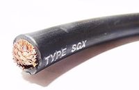 SGX 2 GA Gauge Black Engine Starter Automotive alternator Battery Ground Cable 5 FT