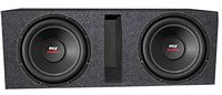 2) Pyle PLPW10D 10" 2000W Car Subwoofer Audio Subs DVC 4 Ohm + Ported Vented Box