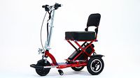 Triaxe Sport Foldable Scooter - Color Metallic Red - 13" Seat Width