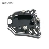 Frames & Fittings for Honda NC700 NC700S NC700X 2012-2013 Motorcycle CNC Side Kickstand Stand Extension Support Plate with Logo Black
