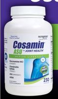 Cosamin ASU Joint Health Active Lifestyle Glucosamine HCl Chondroitin Sulfate AKBA 230 capsules (2... by Cosamin DS