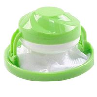 Creative Accessories Tool,Washing Machine Lint Filter Bag Laundry Mesh Hair Catcher Floating Ball Pouch (Green)