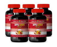 Weight Management Supplements for Women - Fat Burner Vitamins for Men - Apple Cider Vinegar - with KELP, SPIRYLINA, Lecithin, Potassium - Apple Cider Vinegar in Pill Form - 5 Bottles 450 Capsules