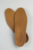 Florida Orthopedics Soft Point Deluxe Leather Orthotic Insoles, Pair, Size C, M 5-7, W 7-9