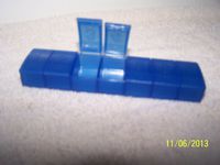 Tupperware 7 Day Pill Box Blue