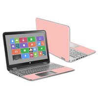 MightySkins Skin Compatible with HP Envy x360 15.6" - Solid Blush | Protective, Durable, and Unique Vinyl Decal wrap Cover | Easy to Apply, Remove, and Change Styles | Made in The USA