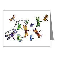 Note Card Dragonflies Glide on Gossamer Wings