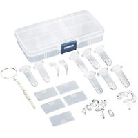 Fansport Eyeglasses Repair Kit Eyeglasses Nose Pad Ear Grip Tiny Screw