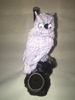 Handmade Tobacco Pipe, White Owl Design
