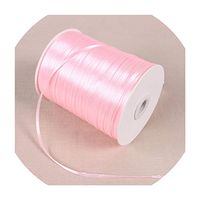 3mm Satin Ribbons 22 Meters/Lots DIY Handmade Crafts Supplies Wedding Birthday Party Decoration Gift Box Wrapping White Ribbons,Light Pink
