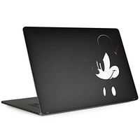 Skinit Decal Laptop Skin for MacBook Pro 13-inch with Touch Bar (2016-19) - Officially Licensed Disney Mickey Mouse Jet Black Design