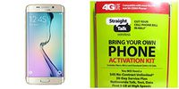 Straight Talk Samsung Galaxy S6 Edge Gold Platinum 32GB Runs on Verizon's 4G XLTE Via Straight Talk's $45.00 5GB Unlimited Talk & Text Service Card Not Included