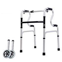 Folding Walking aids Aluminum Alloy Material Walker for Elderly, Seniors, Handicap, Disabled max Bearing Weight 180kg（400lbs）