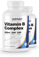 Nutricost High Potency Vitamin B Complex 460mg, 240 Capsules (2 Bottles) - with Vitamin C