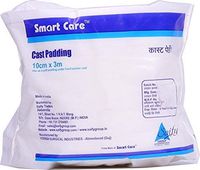 Smart Care Cotton Blend Cast Padding Cast Pre-Wrap for Skin Friction Protection, Under cast Padding for Clinical and Hospital Use, Latex Free, Non-Sterile, 6 inches x 9.84 Foot, Pack of 1