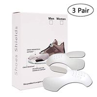 3 Pair - Sneaker Shoes Shields Protector Against Shoe Creases, Crease Protectors for Shoes Crease Protector, Toe Box Crease Preventers,Soft Material, for air Force 1, for Men's US Size 7.5-12