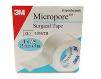 3M Micropore Surgical Tape 1" x 10 Yard, White, 120/Cs