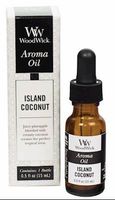 WoodWick Island Coconut Case of 6 Aroma Fragrance Oils for Ultrasonic Diffusers