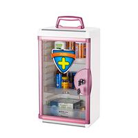 Luckya First Aid Box Medical Storage Cabinet Emergency First Aid, Wall Mounted Metal Drugs Storage First Aid, Locking Door, Keys Housewares First Aid Box,Nurse Offices