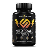 Exogenous Ketones - Keto Power Capsules - BHB Keto Diet Supplement with Caffeine - BHB Salts to Enhance Performance, Kickstart Ketosis, Increase Focus, Burn Fat for Energy - Beta-Hydroxybutyrates