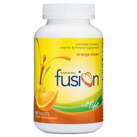 Bariatric Fusion Complete Chewable Multivitamin and Mineral Supplement Orange Cream 120 Tablets for Gastric Bypass and Sleeve Gastrectomy