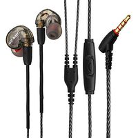 W6 PRO Stereo Bass In-ear Wired 3.5MM Earphone With Microphone - Earphones Earbuds - (Black) - 1 x QKZ W6 PRO Earphone