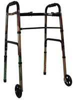 gigglyskins Two Wheeled Walker by MEDA Nova. Fun Walker Accessories. Great Gift for Grandpa and Grandma. Vinyl Wrapped Lumex Walkers. (Military)