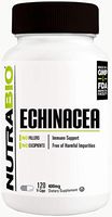 NutraBio Echinacea - Immune Support - 3rd Party Lab Tested – 120 Vegetable Capsules, 400mg