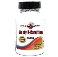 Acetyl L-Carnitine 250mg * 100 caps 100% Natural - by EarhNaturalSupplements