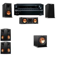 Klipsch RP-150M-E Monitor Speaker 5.1 R112SW Onkyo TX-NR646