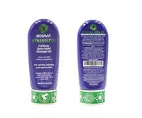 Biosavia Stressless 3.4oz 100% All Natural Muscle Relaxer for Pain Relief and Anti-Inflammatory Massage Ointment Gel - Eco-Friendly non-BPA Bottle