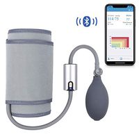 Wireless Bluetooth Upper Arm Blood Pressure Monitor W/Free Professional APP, Wide Range Large Cuff, Ultra Portable BP Monitors Mobile Health Monitoring for Home Travel Use