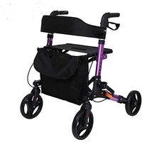 Collapsible Walking Aids, Safety Handrails, Crutches, Walkers, Rehabilitation Cars, Scooters, Shopping Cart, Aluminum Alloys, Wheels,Purple