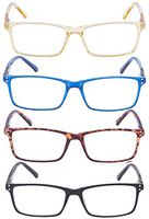 Reading Glasses 4 Pairs Design Readers Women Men Reading Eyeglasses (4 pairs mix, 0.50)