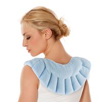 Bluestone Hot and Cold Shoulder and Back Wrap- Microwavable/Freezable Compress for Comfort, Relaxation, and Soothing Achy Muscles and Joints