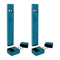 MightySkins Skin Compatible with Juul Full Coverage 2-Pack - Blue Strokes | Protective, Durable, and Unique Vinyl Decal wrap Cover | Easy to Apply, Remove, and Change Styles | Made in The USA
