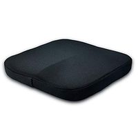 Bowake Memory Foam Seat Cushion for Office Chair, Car Seat and Wheelchair – Relieves Pain 15.7”x15.7”x2.7”