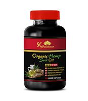 Brain Booster Extra Strength - Organic Hemp Seed Oil 1000 Mg - Hemp Oil Extract softgels - 1 Bottle 120 Liquid Capsules