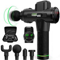 X-Fit Massage Gun For Athletes - Deep Tissue Relief - Handheld Percussion Electric Personal Muscle Gun - Quiet, 20 Speeds High-intensity Vibration - 10 Hour Quick Rechargeable Device -Neck, Back, Leg